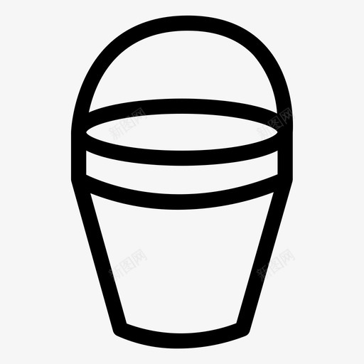 桶篮子垃圾桶svg_新图网 https://ixintu.com 篮子 垃圾桶 桶油 漆桶 夏季 设计 第一 一卷