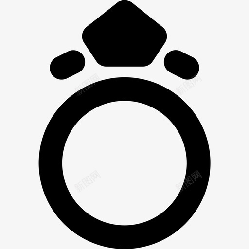 戒指珠宝婚姻svg_新图网 https://ixintu.com 戒指 结婚 珠宝 婚姻