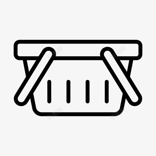购物篮购物车购物和电子商务线字形64pxsvg_新图网 https://ixintu.com 购物车 购物篮 购物 电子商务 字形