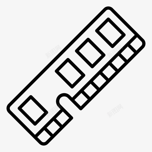 ram计算机硬件计算机内存svg_新图网 https://ixintu.com 计算机 硬件 内存 随机 存取 存储器 存储设备 向量 图标
