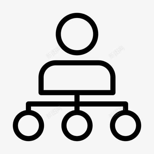 配置文件连接网络共享svg_新图网 https://ixintu.com 配置文件 连接 网络 共享 用户 络线 图示