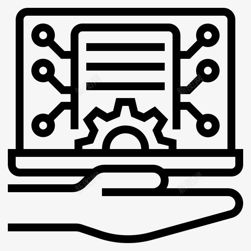 信息技术系统服务信息技术信息技术外包svg_新图网 https://ixintu.com 信息技术 系统 服务 外包 业务流程