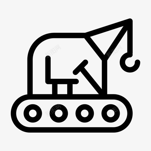 起重机吊钩建筑施工svg_新图网 https://ixintu.com 起重机 吊钩 建筑施工 升降机 施工 标志