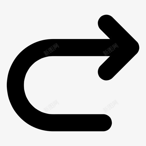 重做箭头下一个svg_新图网 https://ixintu.com 旋转 重做 箭头 下一个 基本 图标 所有 尺寸