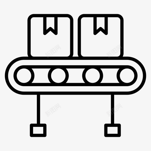 产品工厂输送带工厂机器svg_新图网 https://ixintu.com 工厂 产品 图标 矢量图 矢量 能源 电力 传送带 物流 皮带 制造