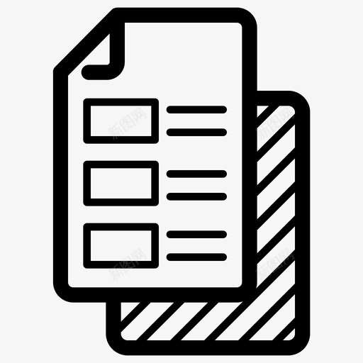 页面布局书籍杂志svg_新图网 https://ixintu.com 页面 布局 文件 书籍 杂志 报纸