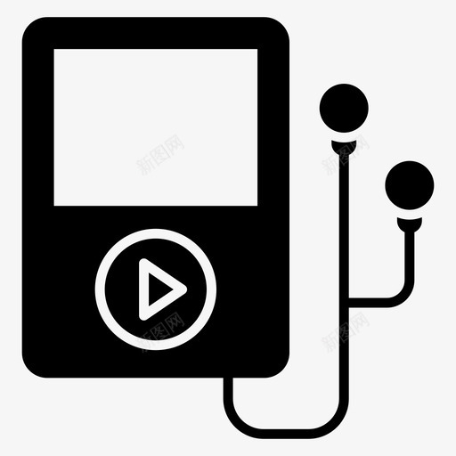 mp3播放器音频音乐ipodsvg_新图网 https://ixintu.com 播放器 音乐 音频 设备 一组 电子 电器 字形 矢量 矢量图 图标