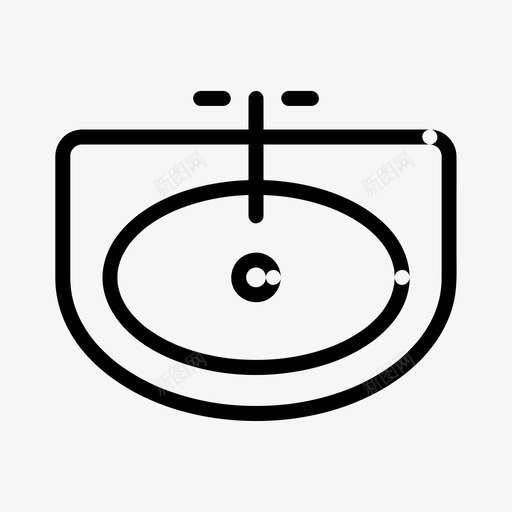 洗脸盆浴室家具svg_新图网 https://ixintu.com 洗脸盆 家具 浴室 室内 水槽 内部