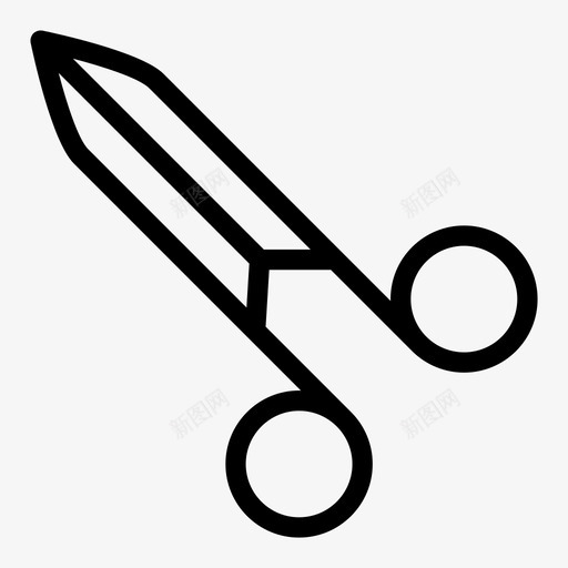 剪刀牙科设备svg_新图网 https://ixintu.com 剪刀 医疗 工具 护理 牙科 牙科器材 符号 设备