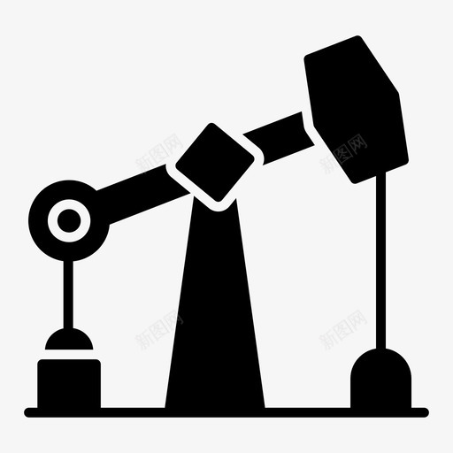 钻机井架石油企业svg_新图网 https://ixintu.com 钻机 井架 石油 企业 石油工业 抽油机 电力 能源 字形 矢量 矢量图