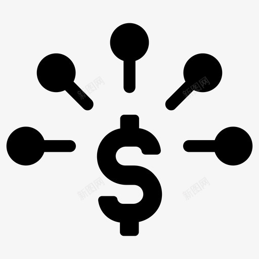 预算分配受益人svg_新图网 https://ixintu.com 分配 预算 受益人