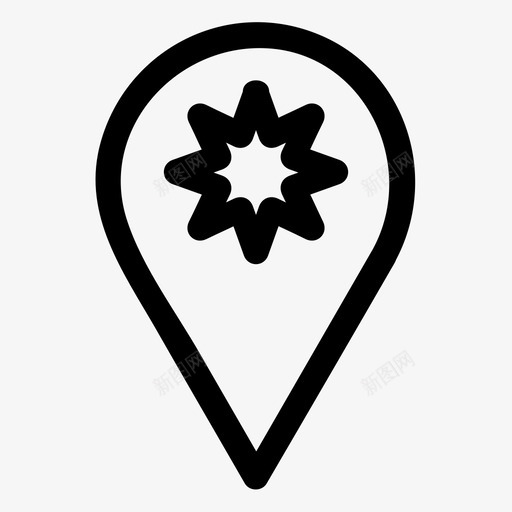 地图图钉查找器地点svg_新图网 https://ixintu.com 地图 图钉 位置 查找 器地 点点 图例 方向