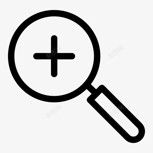 搜索谷歌看svg_新图网 https://ixintu.com 搜索 谷歌 放大镜 用户界面