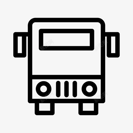 校车交通工具旅行svg_新图网 https://ixintu.com 校车 交通工具 旅行 旅行车 车辆 学校 教育 标志