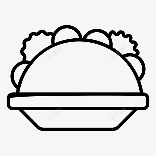 玉米饼卷墨西哥菜小吃svg_新图网 https://ixintu.com 玉米饼 玉米 墨西哥 小吃 食品 饮料 矢量 矢量图 图标