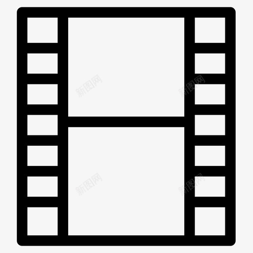 电影多媒体播放svg_新图网 https://ixintu.com 电影 媒体播放 视频 用户 界面设计 第卷