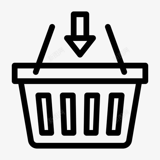 下载篮购物车电子商务svg_新图网 https://ixintu.com 下载 电子商务 篮下 购物车 购物 字形