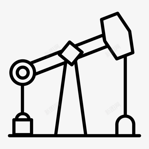 钻机井架石油企业svg_新图网 https://ixintu.com 钻机 井架 石油 企业 石油工业 抽油机 电力 能源 矢量 矢量图 图标