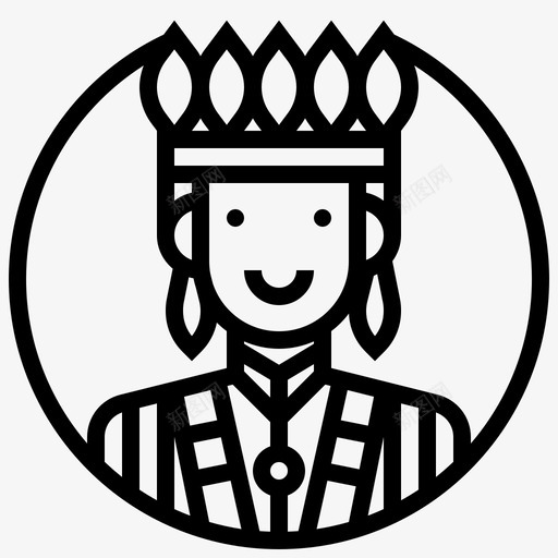 美国男人印第安人本地人svg_新图网 https://ixintu.com 美国 男人 印第安人 本地人 装备 国家 头像