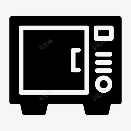 微波炉电器电子svg_新图网 https://ixintu.com 微波炉 电子 电器 厨房 电子产品 产品线 字形