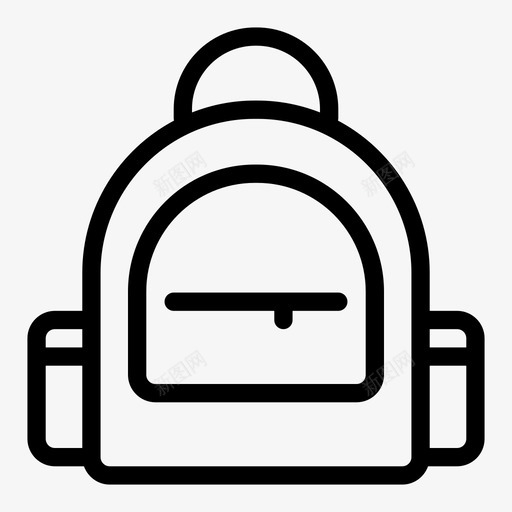 书包书携带svg_新图网 https://ixintu.com 书包 教育 携带 符号
