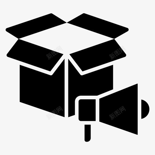 产品推广广告公告svg_新图网 https://ixintu.com 产品推广 广告 公告 扩音器 喇叭 商务 金融 立体 立体图 图标