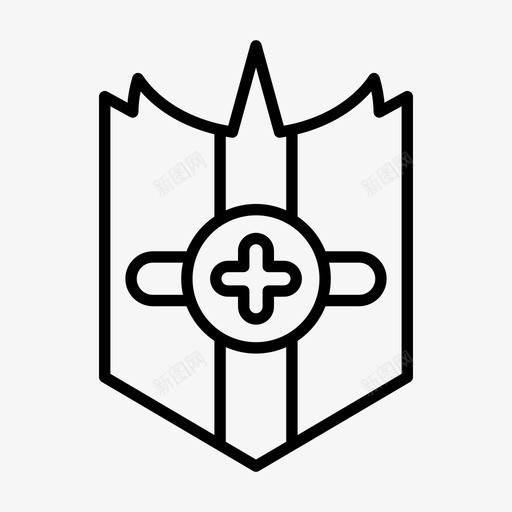 护盾徽章卫士svg_新图网 https://ixintu.com 徽章 护盾 卫士 安全 护盾号