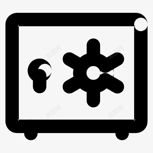 储物柜保险箱保安svg_新图网 https://ixintu.com 储物柜 保险箱 保安 保险 家用电器