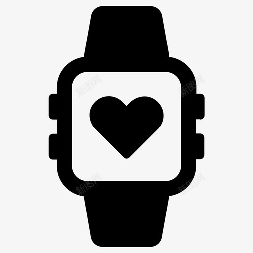 智能手表健身手表心跳svg_新图网 https://ixintu.com 手表 智能 健身 心跳 运动