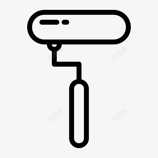 油漆辊颜色绘图svg_新图网 https://ixintu.com 油漆 颜色 绘图 滚筒