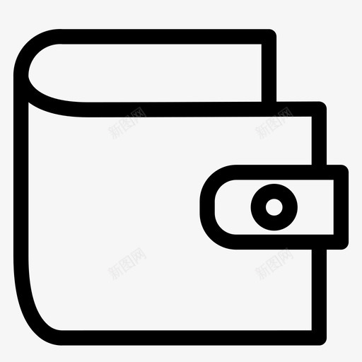 钱包现金钱包皮革钱包svg_新图网 https://ixintu.com 钱包 现金 皮革 钱钱包 设计 第一 一卷