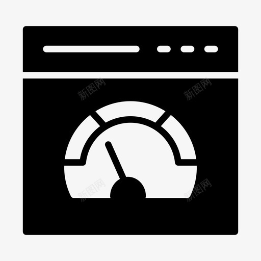 网页指示器浏览器网速svg_新图网 https://ixintu.com 网页 指示器 浏览器 网速 联机 用户界面 字形