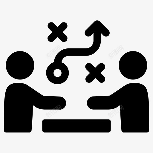 战略决策管理目标svg_新图网 https://ixintu.com 战略决策 管理目标 计划 讨论 战略