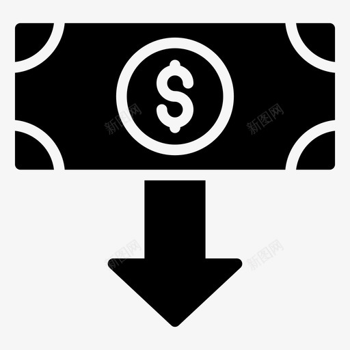 即时银行自动取款机购物和商业字形向量图标集svg_新图网 https://ixintu.com 自动 取款机 即时 银行 购物 商业 字形 向量 图标