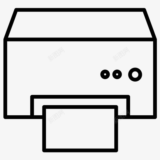 打印机设备项目管理加粗线条集296svg_新图网 https://ixintu.com 打印机 设备 项目管理 加粗 粗线条