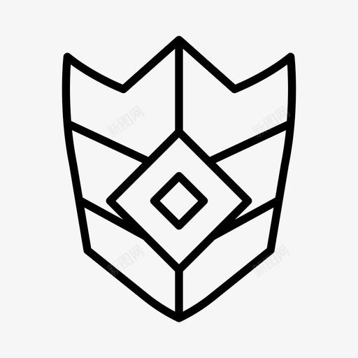 护盾徽章防护svg_新图网 https://ixintu.com 护盾 徽章 防护 皇家 安全 护盾号