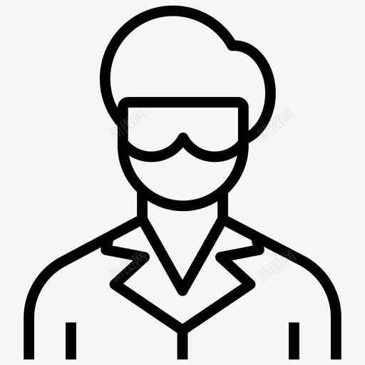 男科学家头像实验者实验室技术员svg_新图网 https://ixintu.com 男科 科学家 头像 技术员 实验者 实验室 研究员 人行 向量 图标