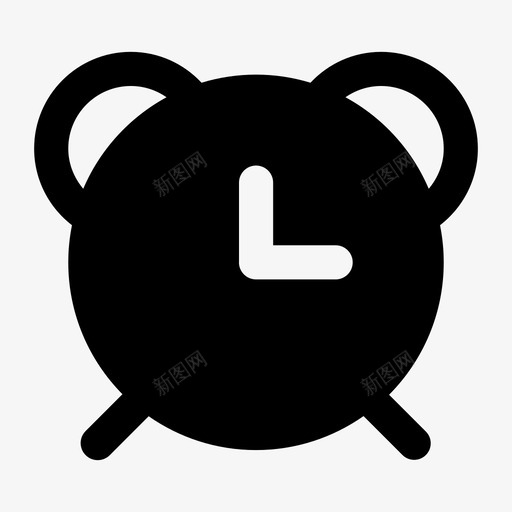面型图标1提醒闹钟svg_新图网 https://ixintu.com 面型 图标 提醒 闹钟