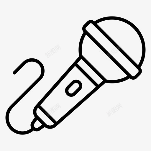 唱歌麦克风电子麦克风输入设备svg_新图网 https://ixintu.com 麦克风 唱歌 电子 输入 设备 媒体 乐器 向量 图标