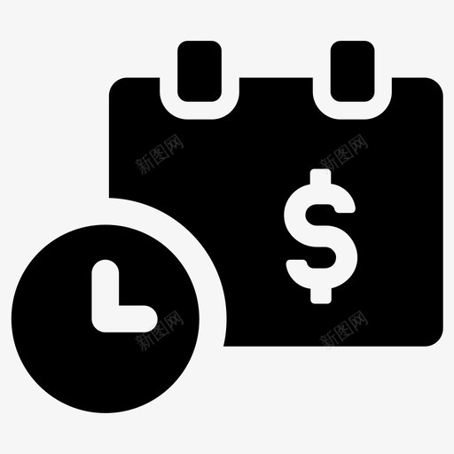 分期付款到期日付款日历svg_新图网 https://ixintu.com 分期付款 到期日 付款 日历 信用 时间 定期 贷款