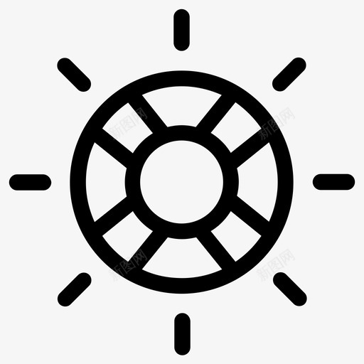 救生圈救生员安全浮标svg_新图网 https://ixintu.com 救生圈 救生员 安全 浮标