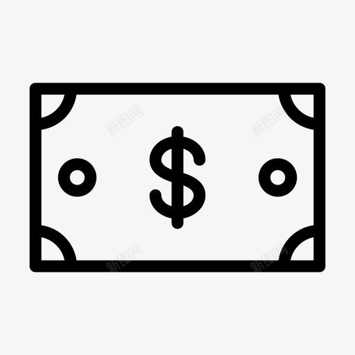 美元现金金融货币svg_新图网 https://ixintu.com 美元 现金 金融 货币 储蓄 储蓄金 字形