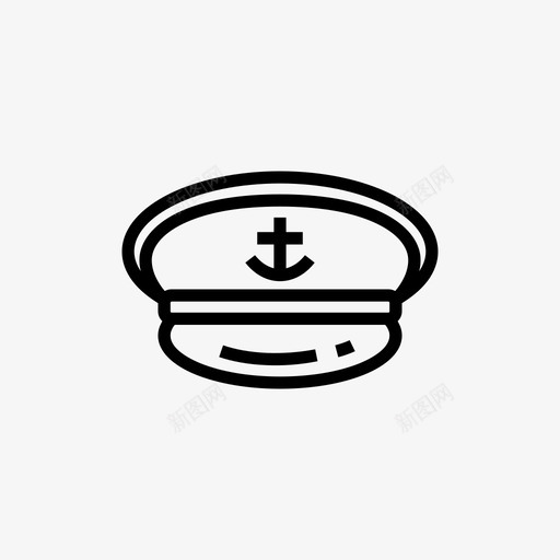 船长帽海军船长svg_新图网 https://ixintu.com 世界 海军 游艇 航海 舰长 舰长logo 船长