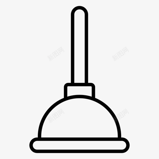浴室柱塞杯子柱塞家用电器svg_新图网 https://ixintu.com 柱塞 浴室 杯子 家用电器 马桶 成套 工具 建筑 轮廓 矢量 矢量图