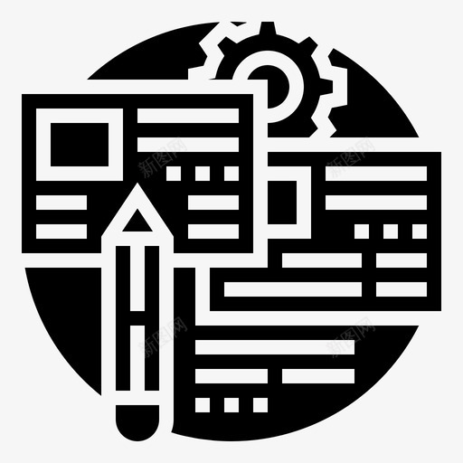 文章文档新闻svg_新图网 https://ixintu.com 文章 文档 新闻 铅笔 写作 数字 营销