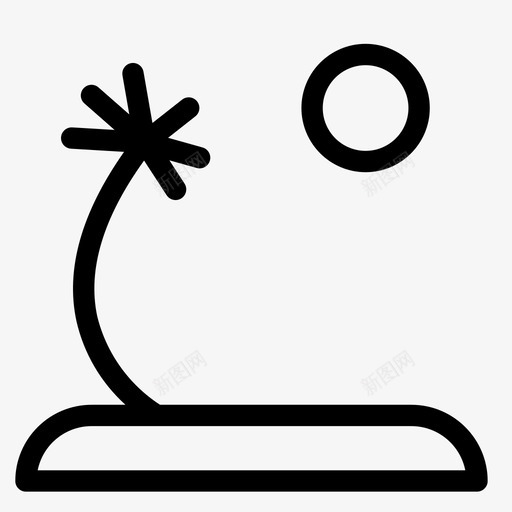 海滩棕榈树大海svg_新图网 https://ixintu.com 海滩 棕榈树 大海 阿里 塞斯 旅游 设计 第一 一卷
