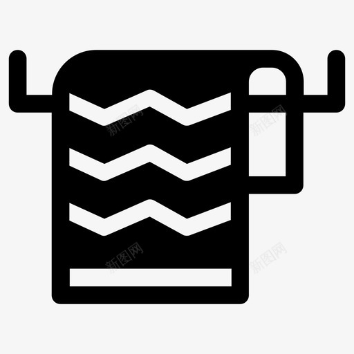 毛巾浴巾挂衣架svg_新图网 https://ixintu.com 浴巾 毛巾 挂衣 衣架 餐巾