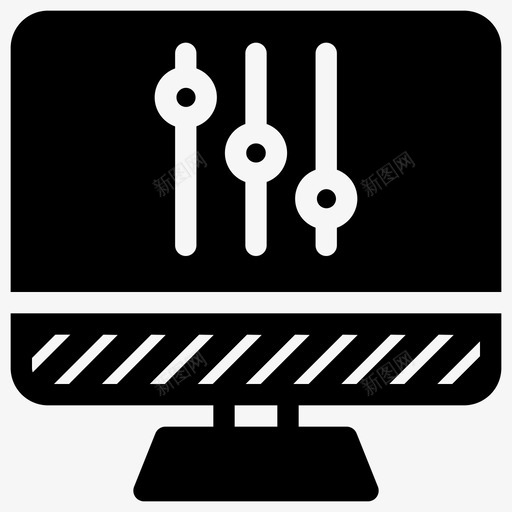 监视器设置配置桌面svg_新图网 https://ixintu.com 监视器 设置 桌面 配置 预置 屏幕