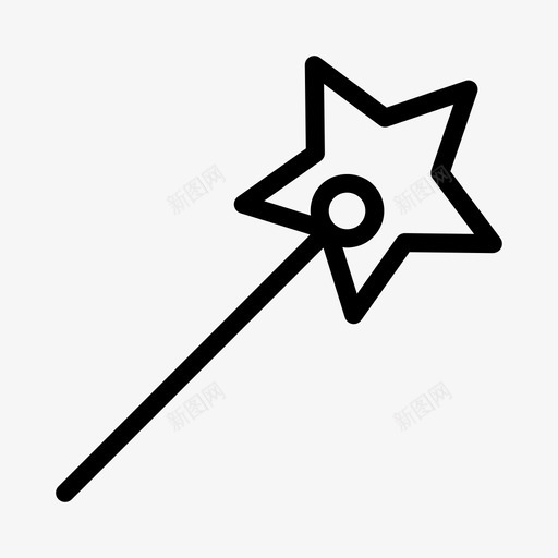 巫师圣诞节魔法svg_新图网 https://ixintu.com 巫师 圣诞节 魔法 聚会 棍棒 魔杖 圣诞老人 线雕文