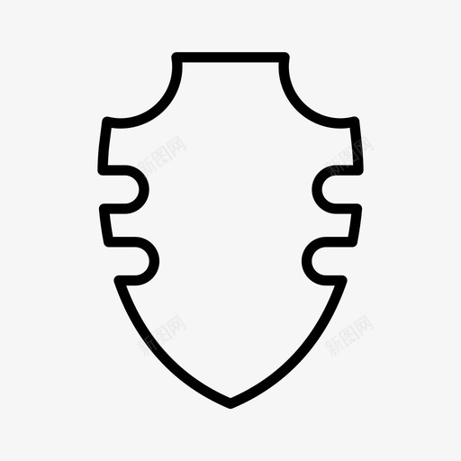 护盾徽章防护svg_新图网 https://ixintu.com 护盾 徽章 防护 皇家 安全 护盾号